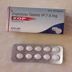 White Zopiclone tablets UK