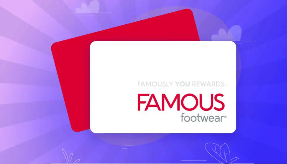 famous footwear credit card