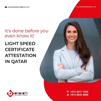 Document attestation qatar