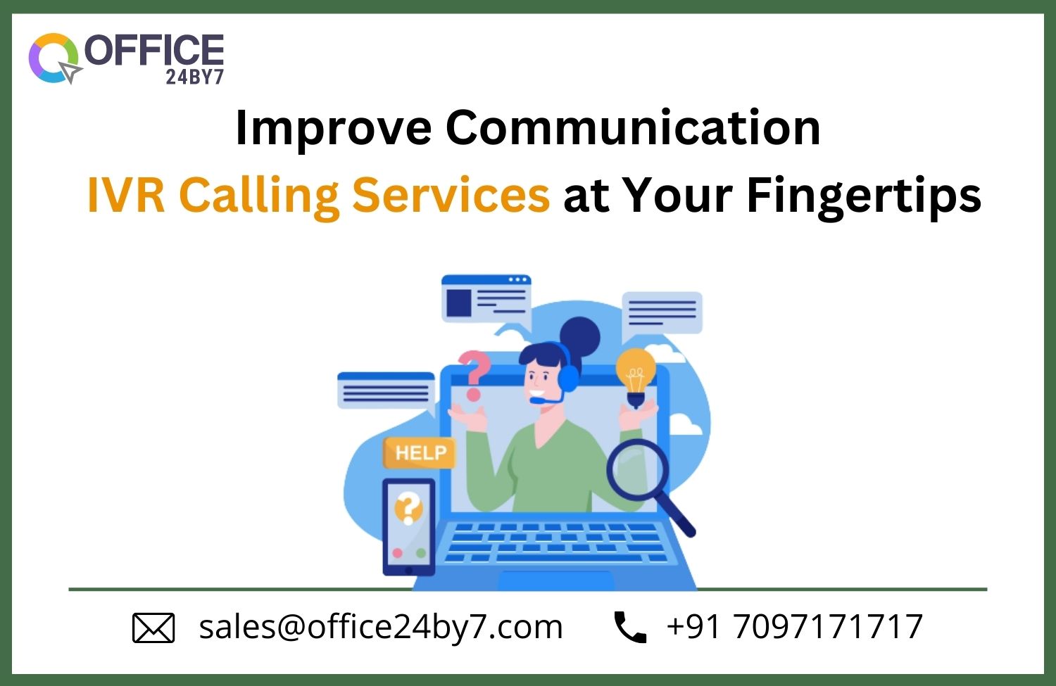 Improve Communication  IVR Calling Services at Your Fingertips