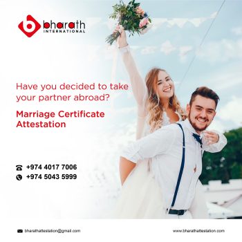Marriage certificate attestation services in qatar  1