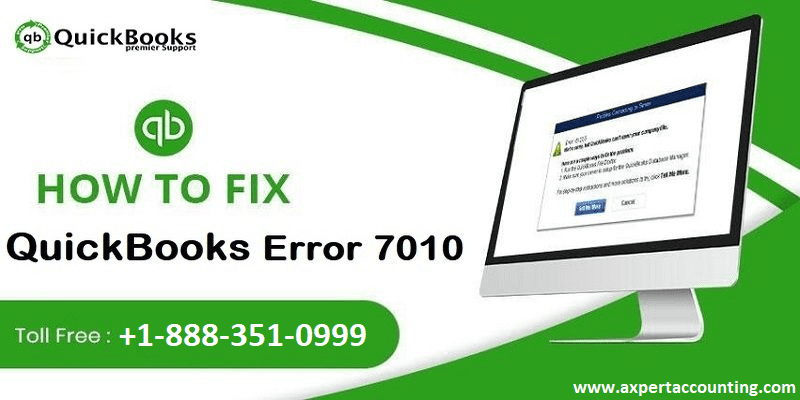 QuickBooks Error Code 7010