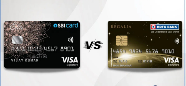 SBI Elite Credit Card vs HDFC Bank Regalia Credit Card