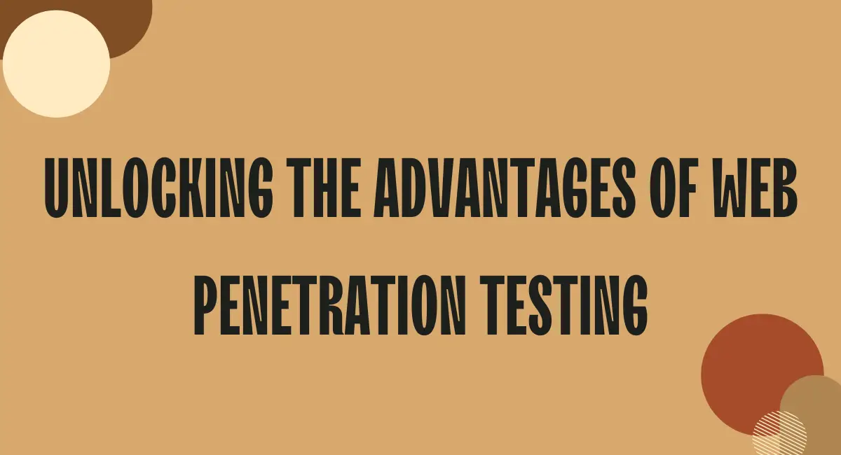 Unlocking the Advantages of Web Penetration Testing