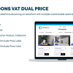 VAT Dual Price Feature