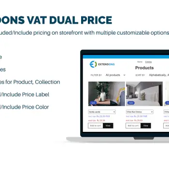 VAT Dual Price Feature