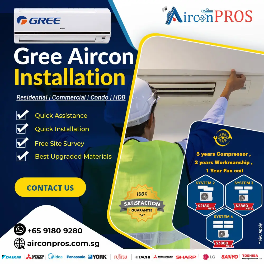Gree Aircon Installation