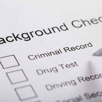 driving and background check