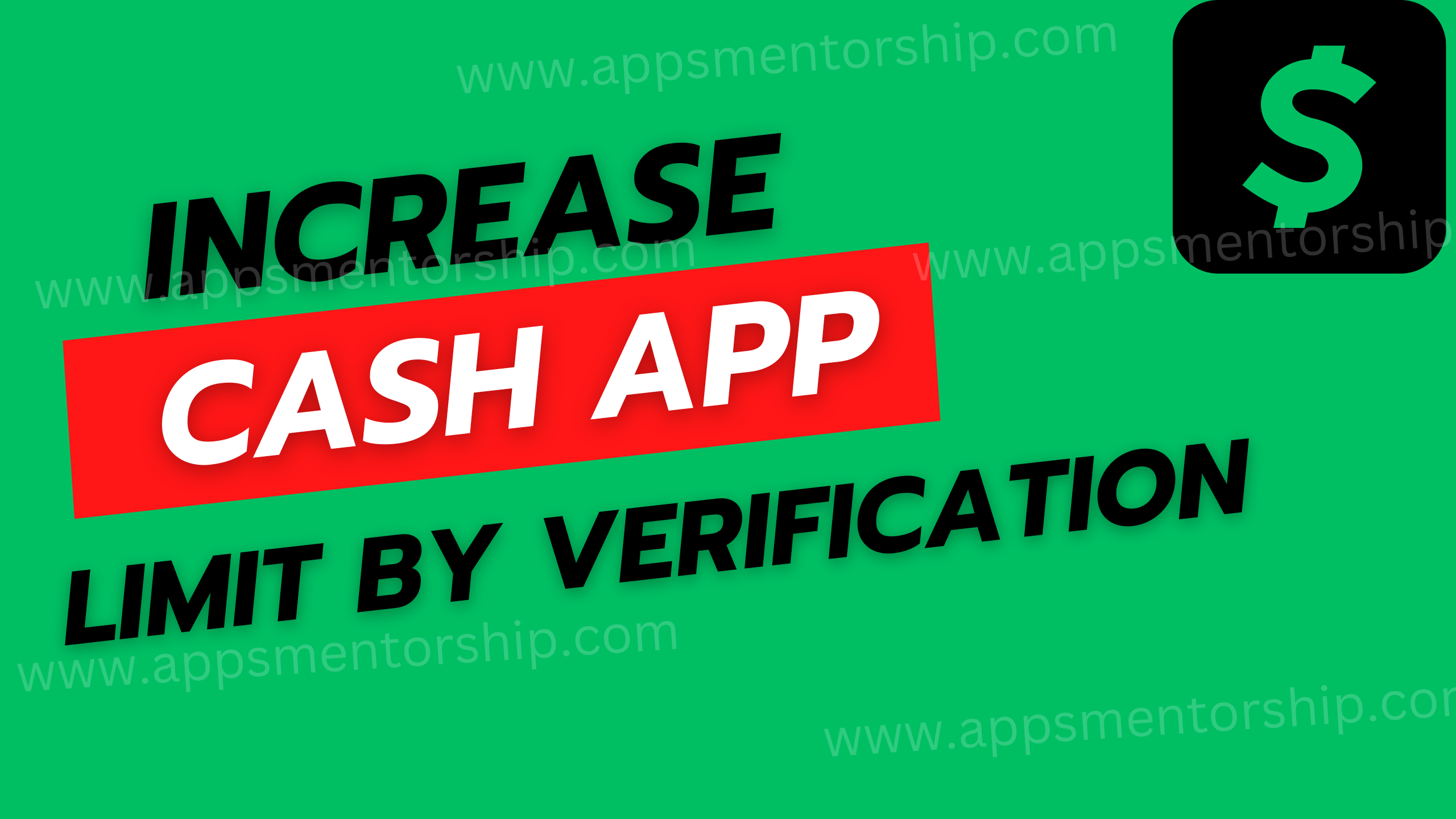 increase cash app limit by verification