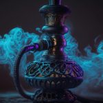 modern-hookah-shisha-smoky-black-background-with-neon-lighting-ai-generation_201606-4458