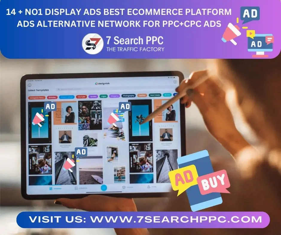 14 + No1 Display Ads Best Ecommerce Platform Ads Alternative Network For PPC+CPC Ads