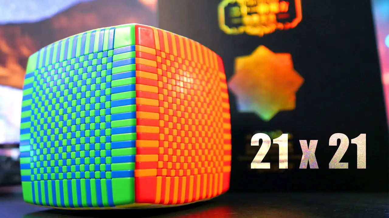21 x 21 Rubik Cubes