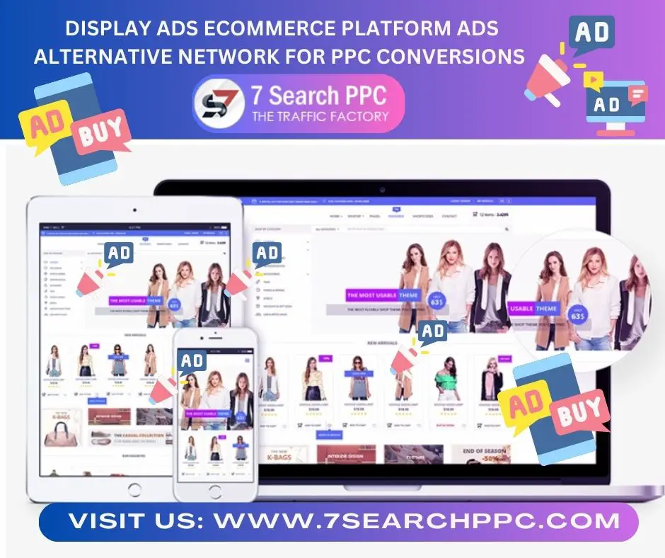 Display Ads Ecommerce Platform Ads Alternative Network for PPC Conversions