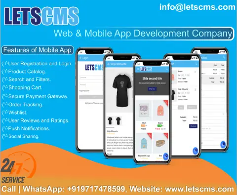 Ecommerce mobile and web application