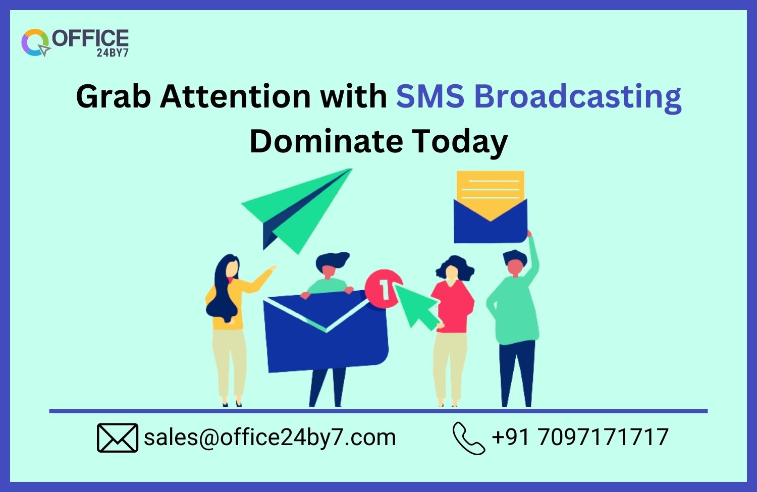 Grab Attention with SMS Broadcasting Dominate Today