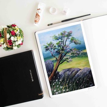 Menorah Sketchbook Forest painting ideas