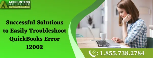Successful Solutions to Easily Troubleshoot QuickBooks Error 12002