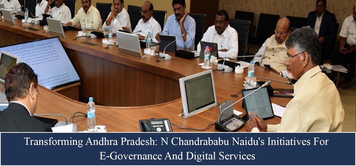 Transforming Andhra Pradesh   N Chandrababu Naidu's Initiatives For E-Governance And Digital Services