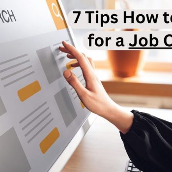 7 Tips How to Apply for a Job Online