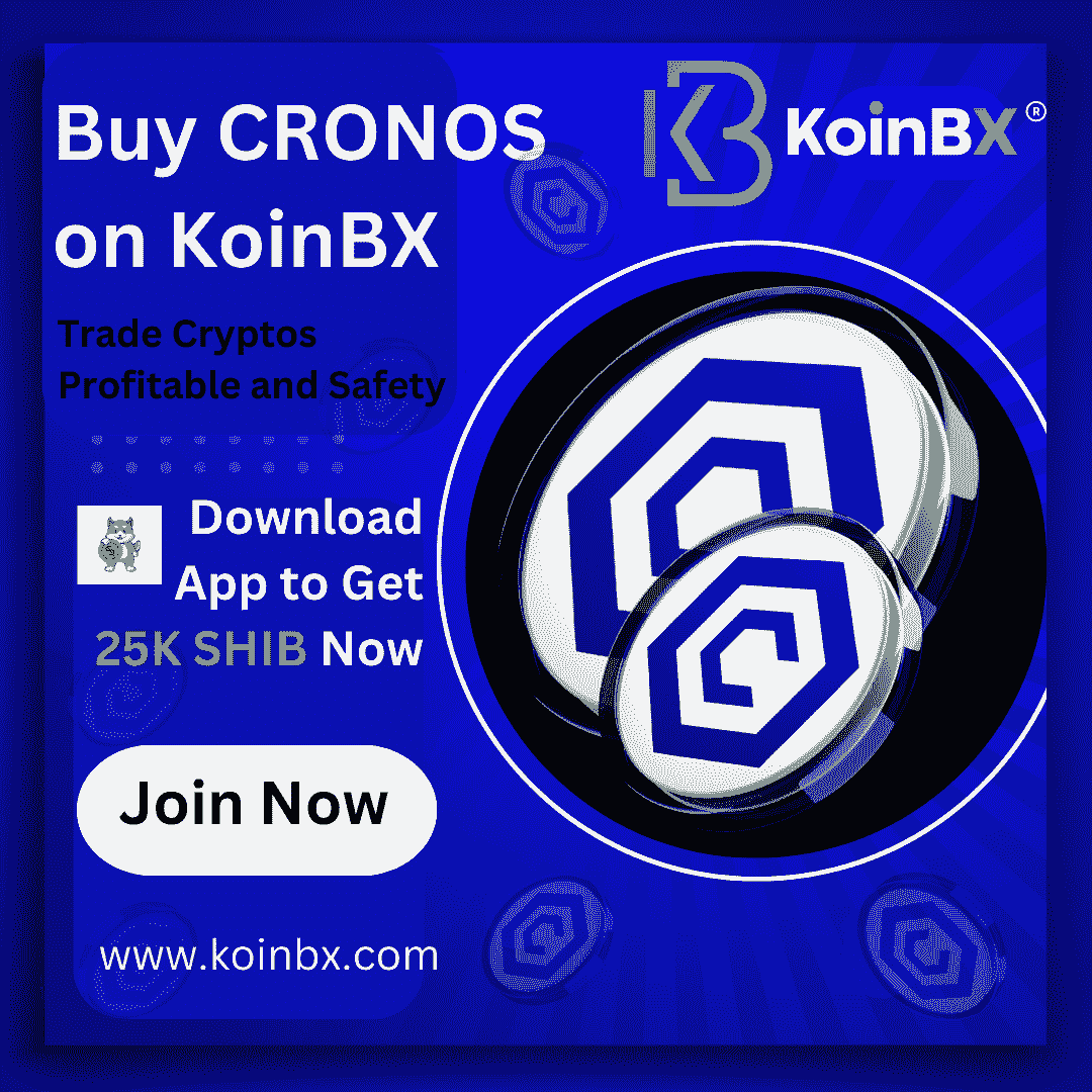 buy cro with inr on koinbx app