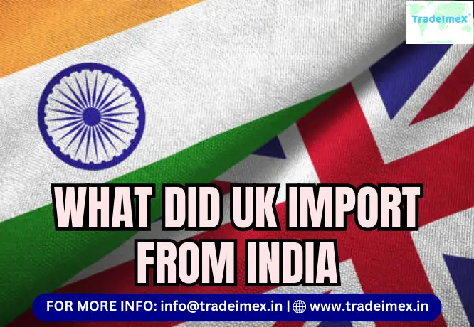 WHAT DID UK IMPORT FROM INDIA