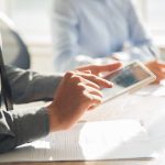 businessman-working-with-digital-tablet-office