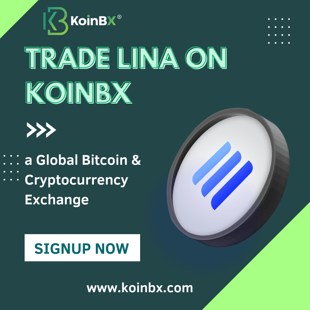 buy lina with inr on koinbx crypto exchange app