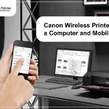 Canon printer setup on computer and mobile