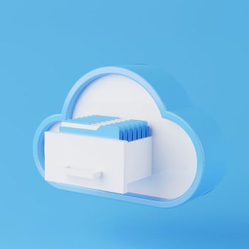 Cloud Computing Concept. Technology Data Center on Cloud Service