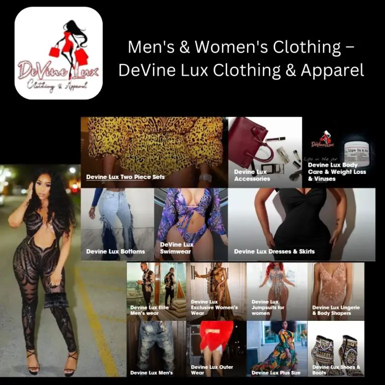 Men's & Women's Clothing – DeVine Lux Clothing & Apparel