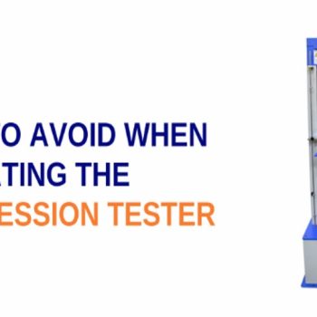 Mistakes To Avoid While Operating The Box Compression Tester