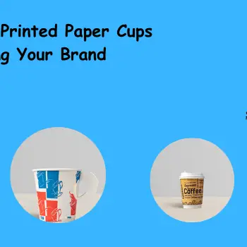 Paper cups with printing