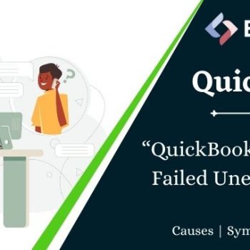 QuickBooks Migration Failed Unexpectedly