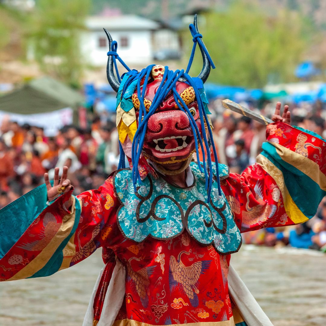 paro tsechu in the kingdom of bhutan