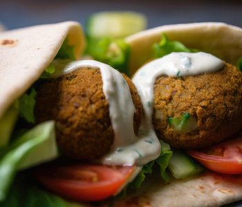 204886513-macro-shot-of-falafel-wrap-with-lettuce-tomatoes-cucumbers-and-falafel-balls-drizzled-with-tahini