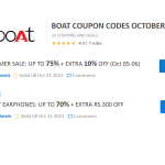 Boat Coupons Code