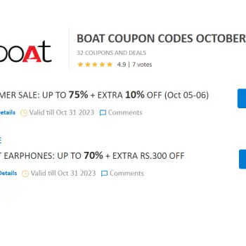 Boat Coupons Code