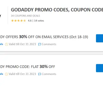 Godaddy Coupons