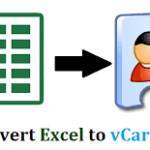 excel to vcard