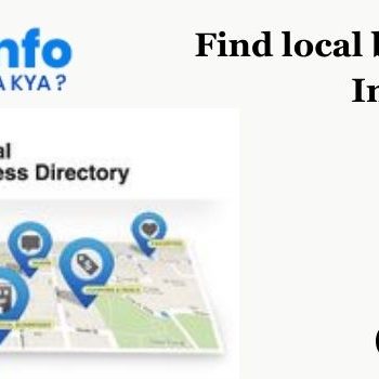 find local businesses in india