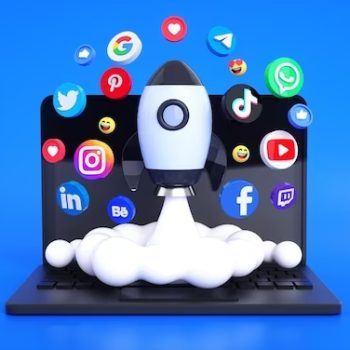 social-media-icons-logos-with-3d-space-rocket-digital-social-media-marketing-background_125322-391