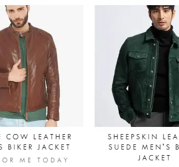 Men's Genuine Leather Coats & Jackets