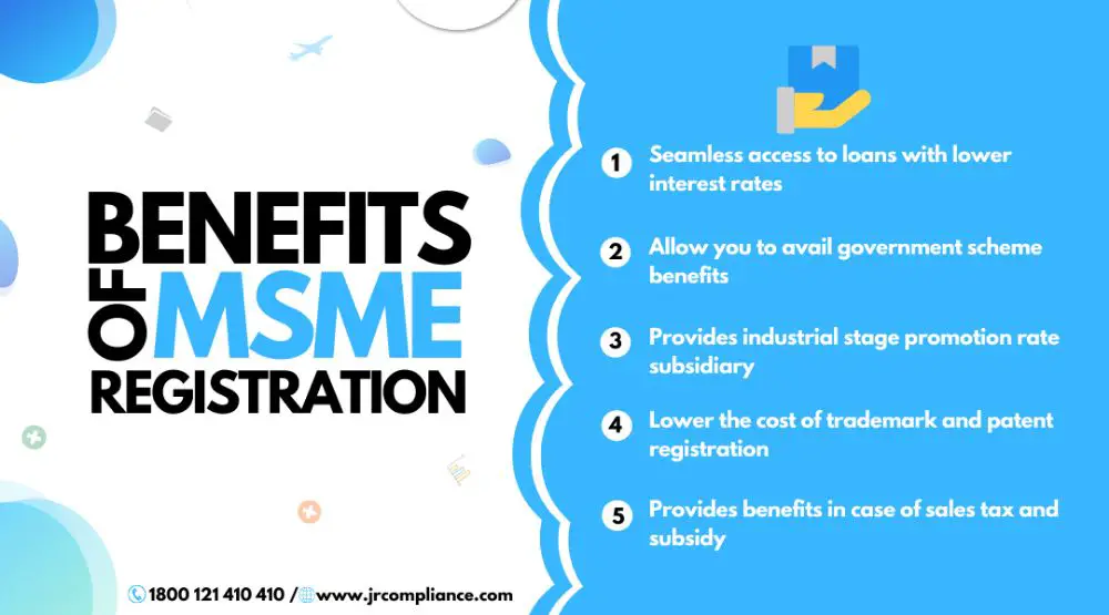 MSME benefits