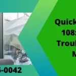 QuickBooks Error 108 Complete Troubleshooting Methods