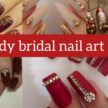 bridal nail art designs