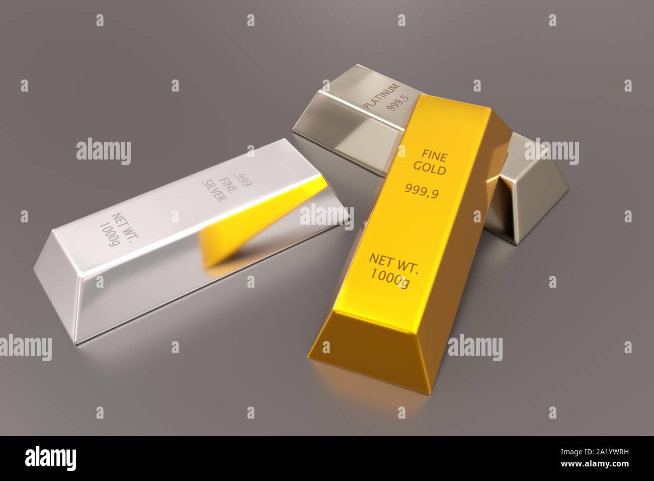 gold-silver-and-platinum-ingots-or-bars-stacked-over-reflective-silver-colored-background-precious-metal-or-money-investment-concept-3d-illustrati-2A1YWRH