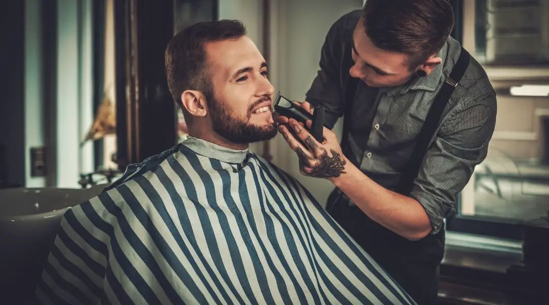 man-getting-his-moustache-trimmed