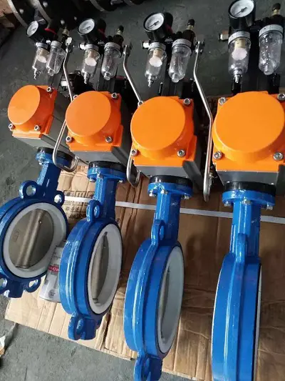 pneumatic actuated butterfly valve manufacturer in USA