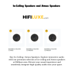 Buy In-Ceiling Atmos Speakers Explore immersive audio with our premium selection of in-ceiling and Atmos speakers at Hifiluxe.com. Elevate your sound experience and seamlessly integrate high-quali