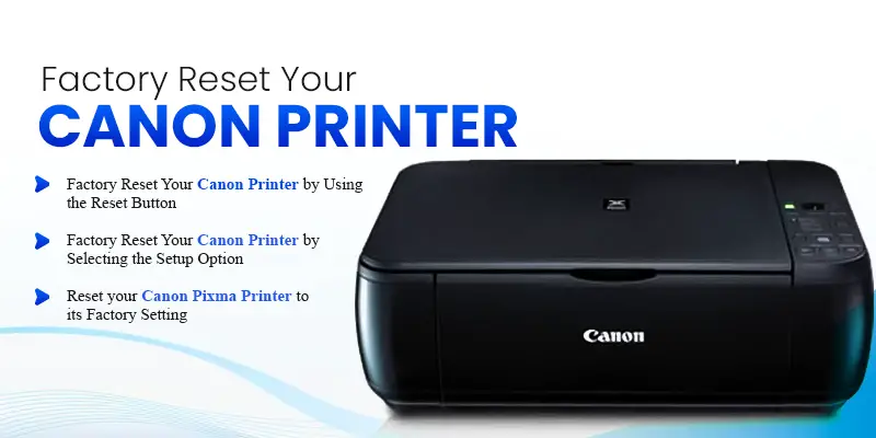 Canon Printer Factory Reset